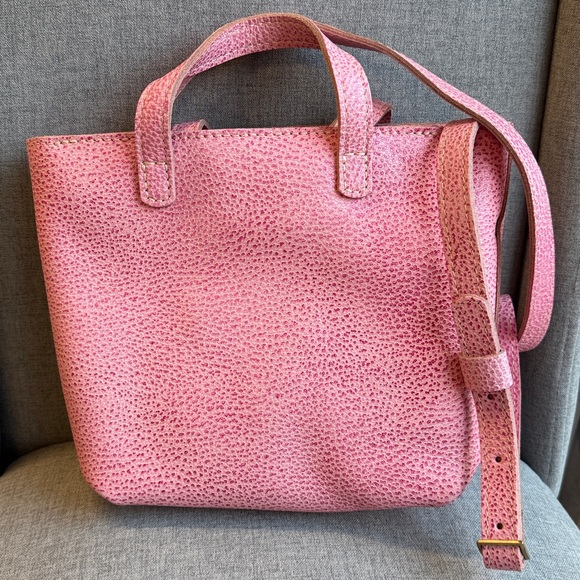 Portland Leather Bubblegum Pink mini crossbody - Picture 4 of 7